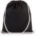 Mochila pequena em algodão biológico com cordões Kimood®