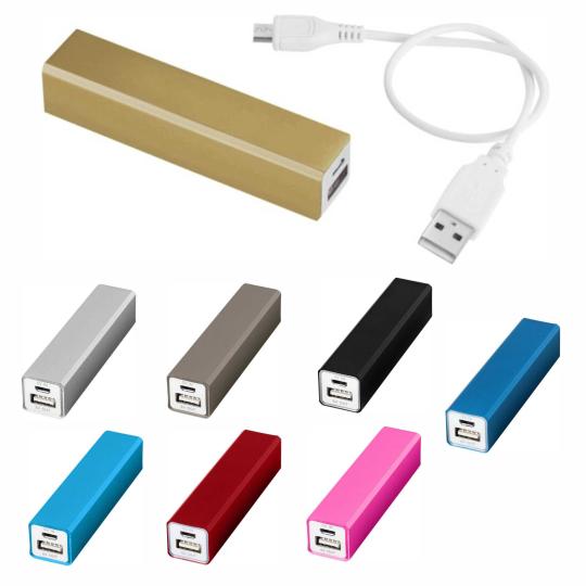 Powerbank en aluminium de...