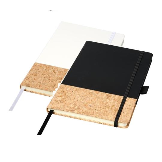 Bloco de notas A5 de PU e cortiça "Evora" Journal Books