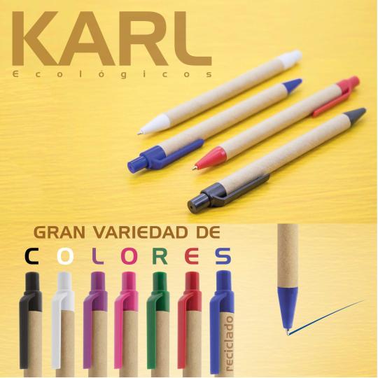 Caneta Cartão Reciclado Karl