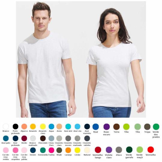 T-shirt Unisexo de gola redonda REGENT CORES
