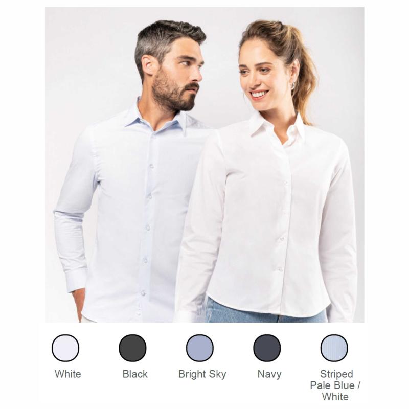 Camisa de homem e mulher em popeline Kariban®