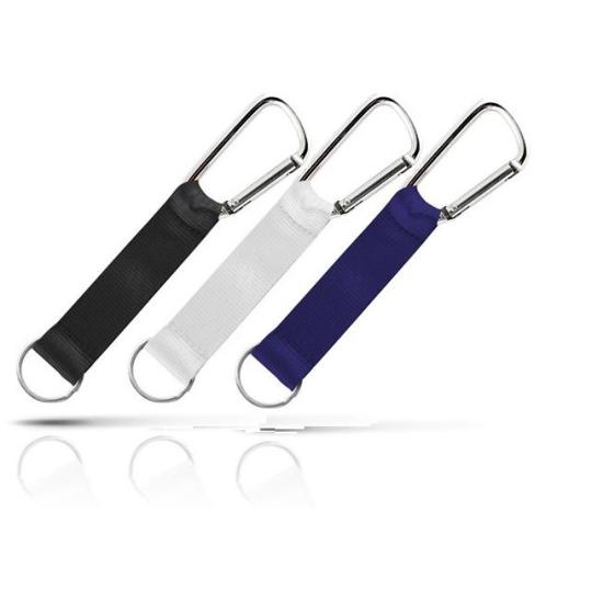 Keyring with strap and...