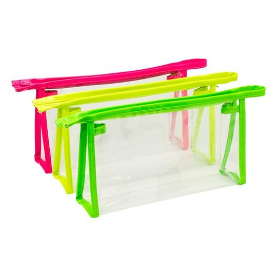 Necessaire em PVC transparente