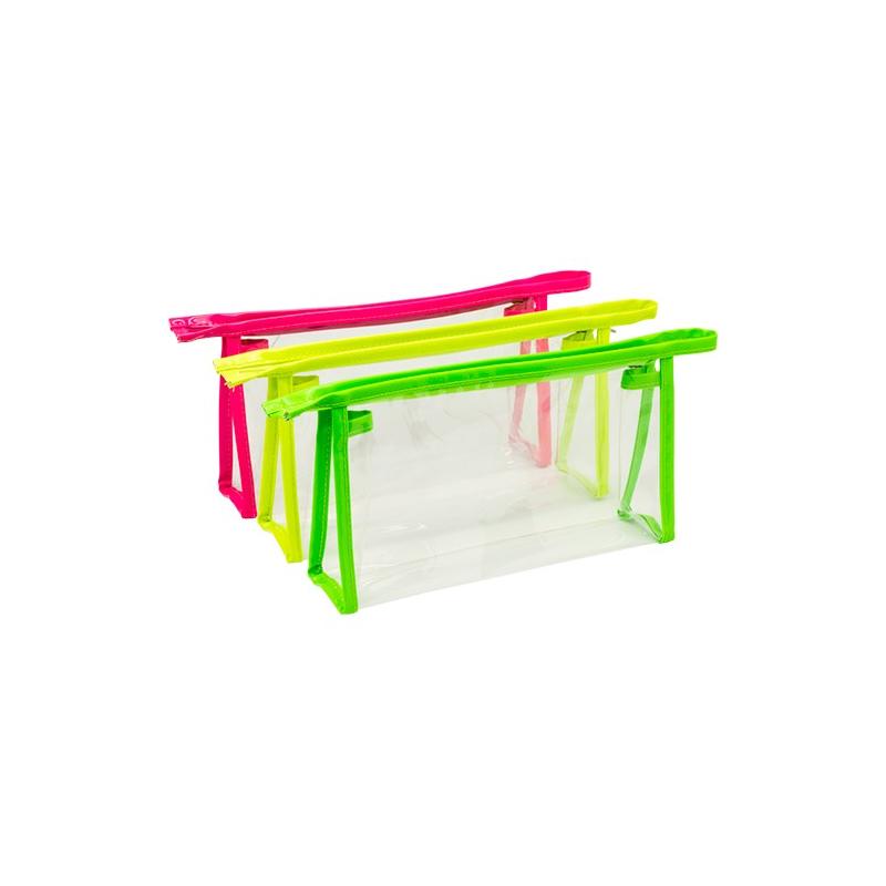 Necessaire em PVC transparente