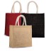 Bolsa de compras de yute modelo grande Plateado/Dorado Kimood®