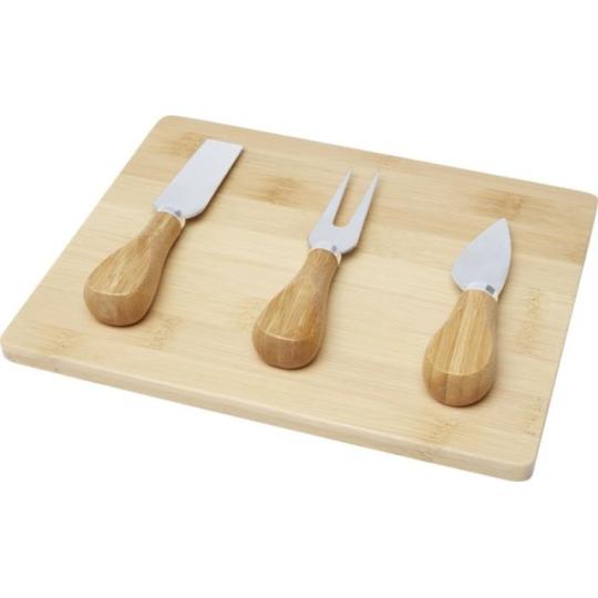 Tábua e utensílios para queijo de bambu Ement Seasons®