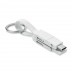 Porta-chaves com cabo de carga de 4 em 1 Key C