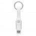 Porta-chaves com cabo de carga de 4 em 1 Key C