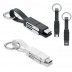 Porta-chaves com cabo de carga de 4 em 1 Key C