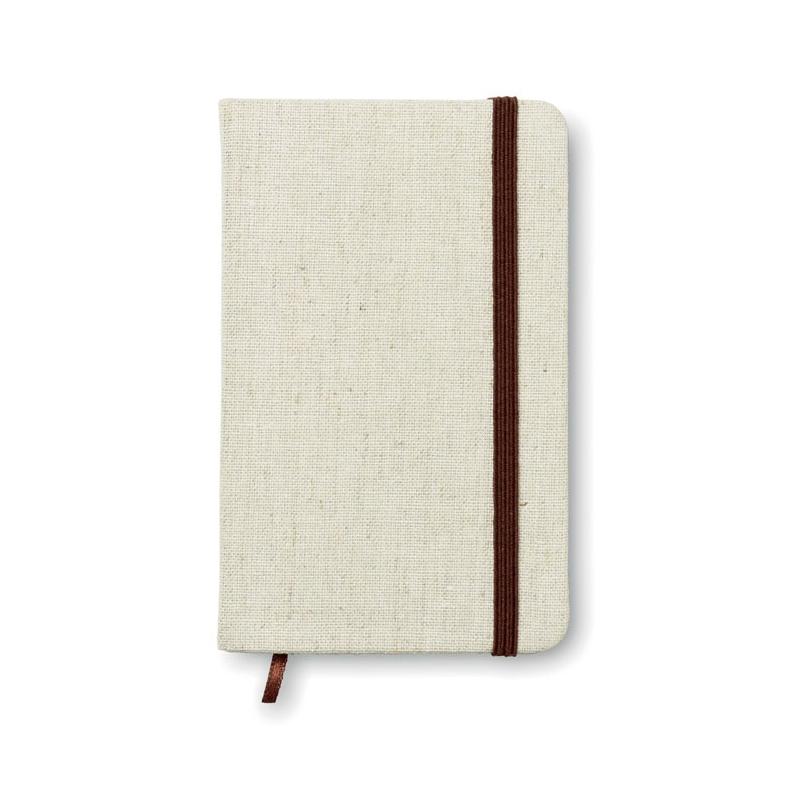 Bloco A6 com capa em canvas