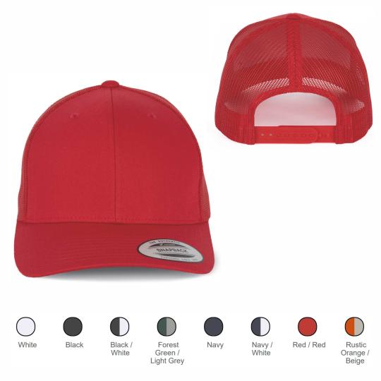 Boné Trucker modelo retro 6 painéis K-up®