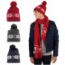 Gorro tricotado, motivo estrela