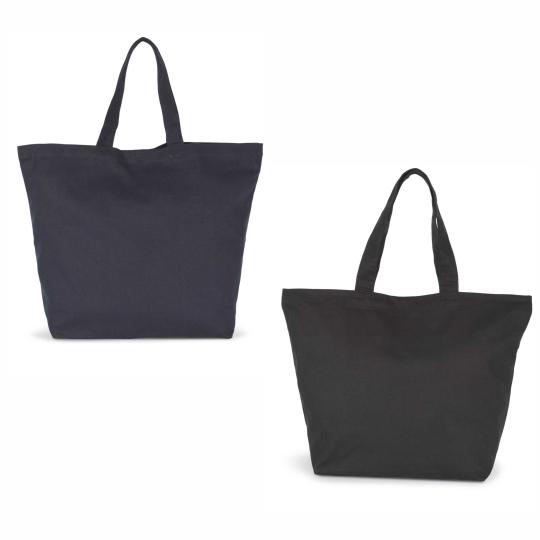 Sacos de compras com fole - L