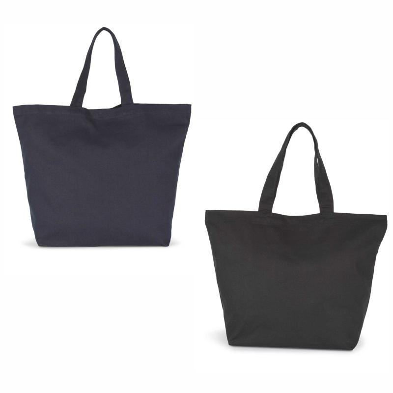 Sacos de compras com fole - L