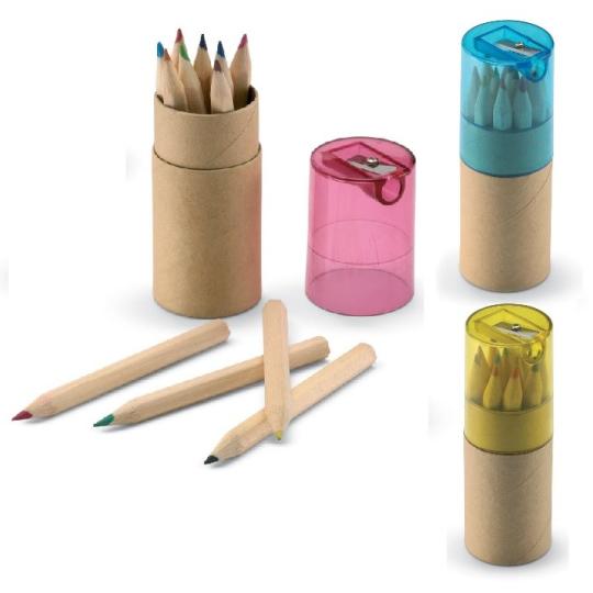12 lápis de cor Lambut