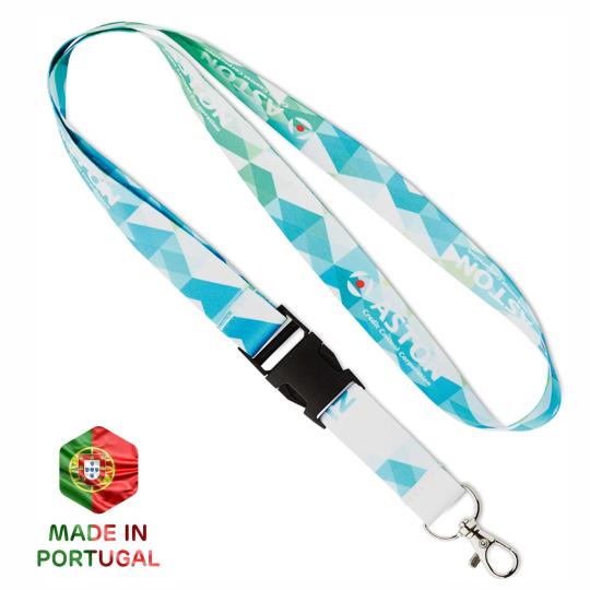 Lanyard de Sublimação com Clic-Clac em Poliéster