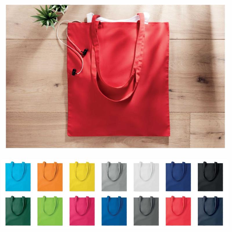 Saco de compra algodão 180 grs Cottonel Colour++