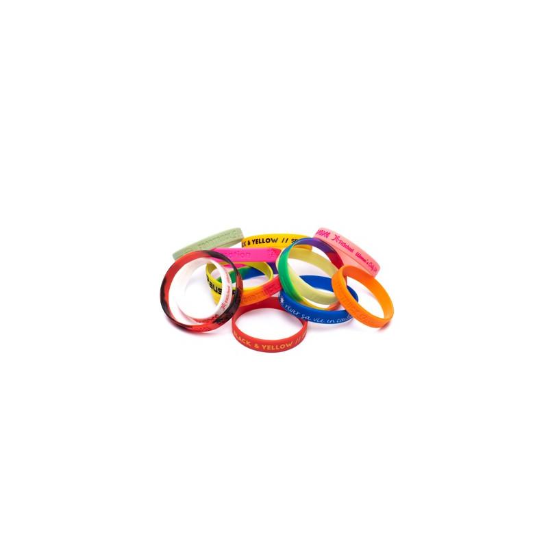 Pulseiras em borracha
