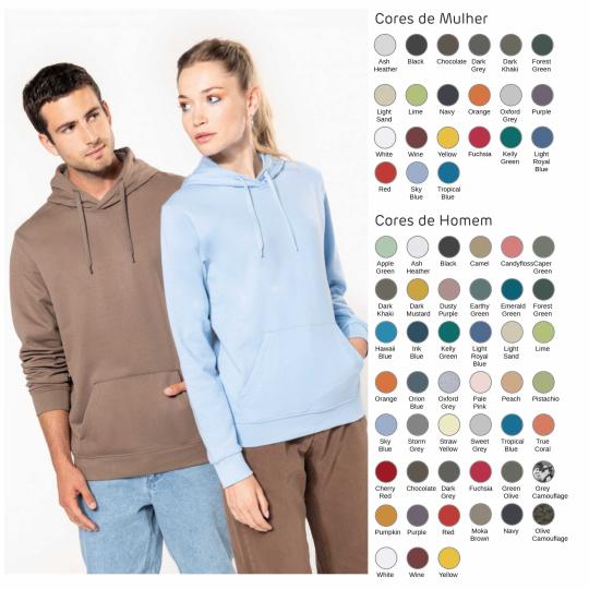 Sweatshirt de homem e mulher com capuz  Kariban®