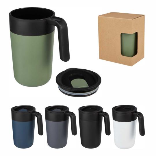 Taza de 400 ml de pared...
