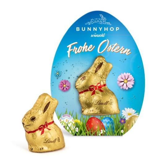 Mini Coelhinho Dourado Easter Egg Lindt (Produção)