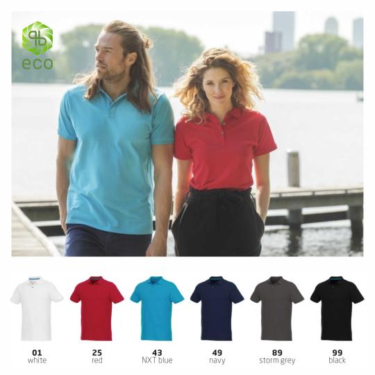 Polo para homem e mulher em material reciclado Beryl Elevate NXT®