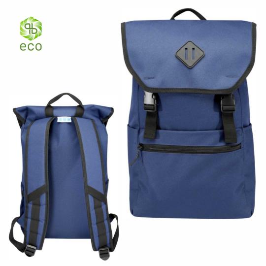 Mochila p/ portátil 15" em RPET GRS de 16 L Repreve® Ocean