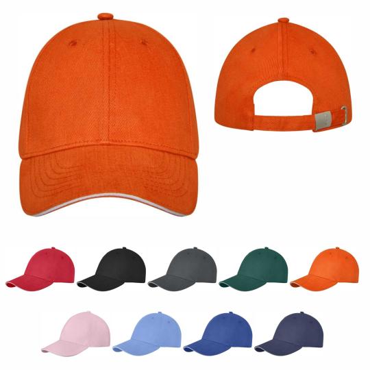 Gorra sándwich de 6 paneles...