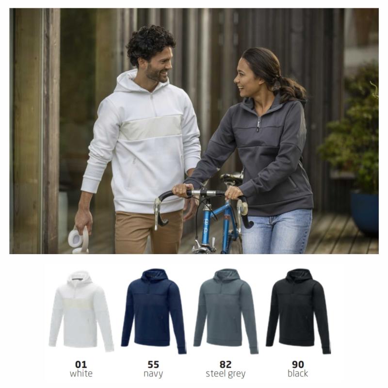 Camisola com capuz com fecho a meio para homem e mulher Sayan Elevate Life®