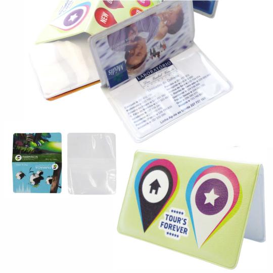 Porta cartões tipo multibanco duplo (Produção)