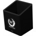 Suporte para lápis com logótipo luminoso antibacteriano com saída USB dupla O11SCX.design®