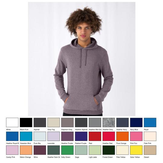 Sweatshirt com capuz B&C®