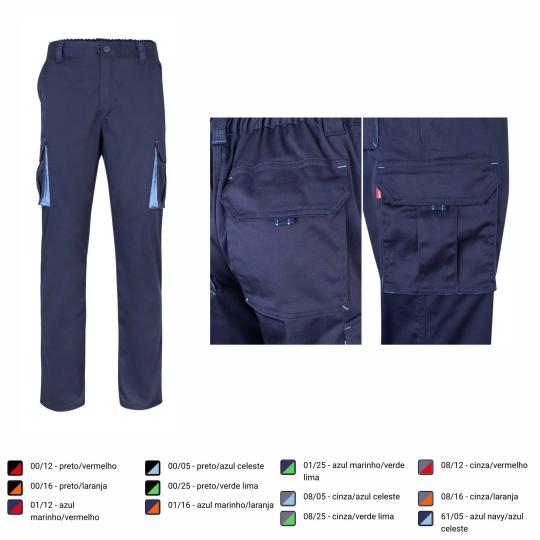 Pantalones bicolor...