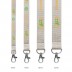 Lanyard com 2 mosquetões