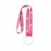 Lanyard com 2 mosquetões