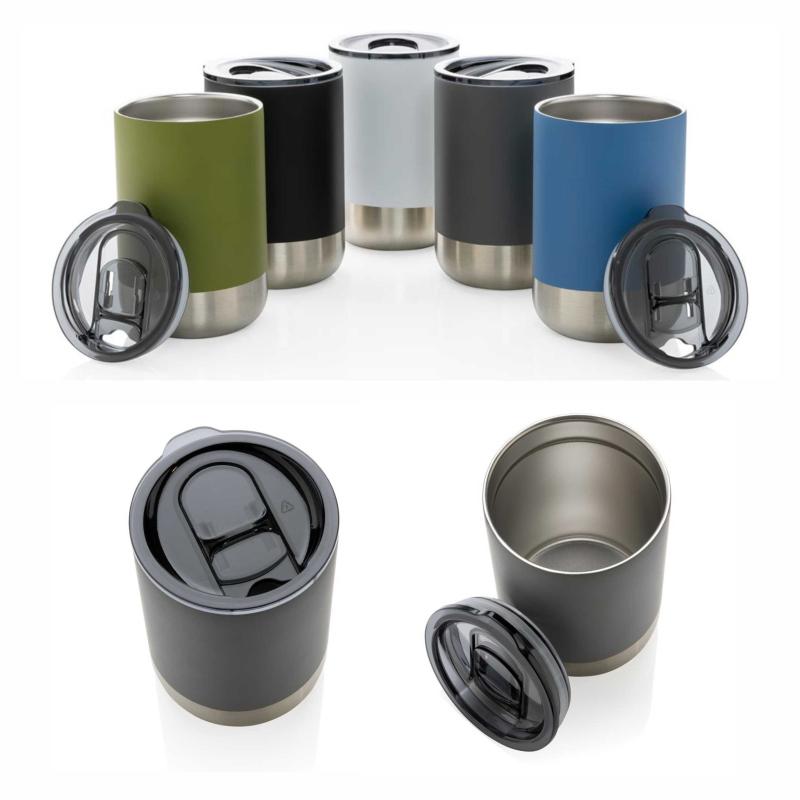 Copo de aço inoxidável reciclado RCS