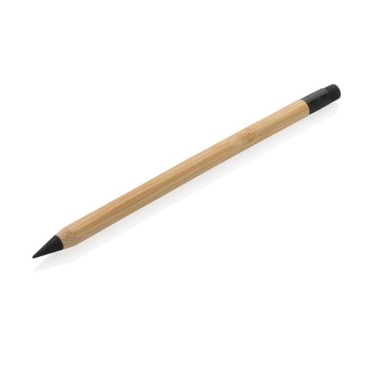 Lápis infinito de bambu com borracha