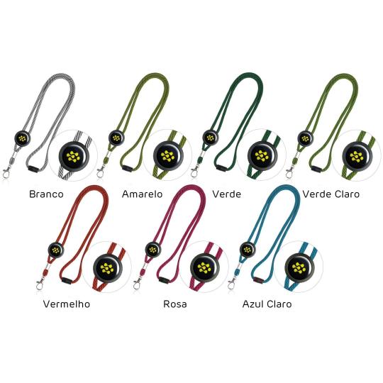 Lanyard tubular em poliéster