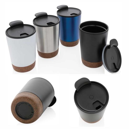 Copo de café de cortiça de aço inoxidável GRS RPP