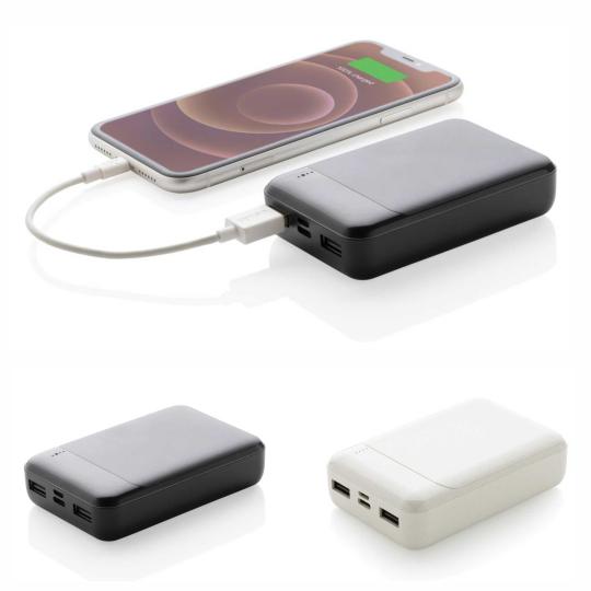 Powerbank de 10.000 mAh de plástico reciclado padrão RCS