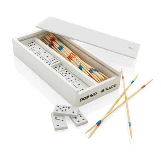 Caixa de mikado/dominó Deluxe