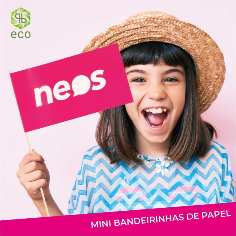 Mini Bandeirinhas de papel (Produção)