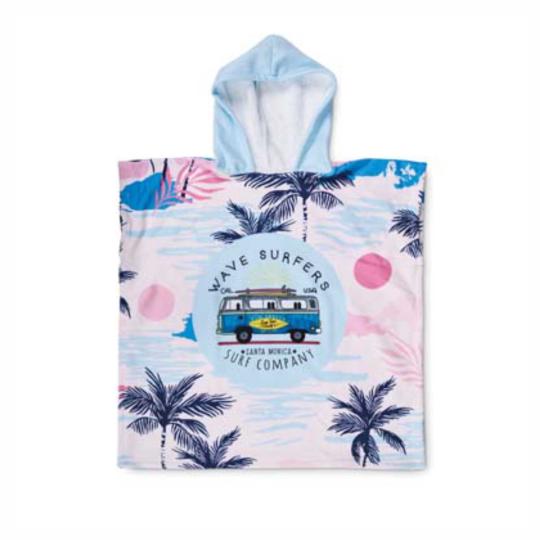 Poncho infantil colorido (Produção)