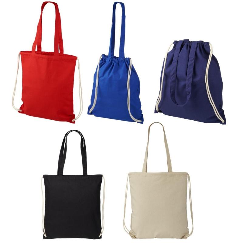 Sac à dos avec cordons en coton 240 g/m² Eliza 6L
