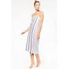 Fouta às riscas com franjas Kariban®