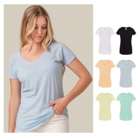 T-shirt Lady Urban Slub