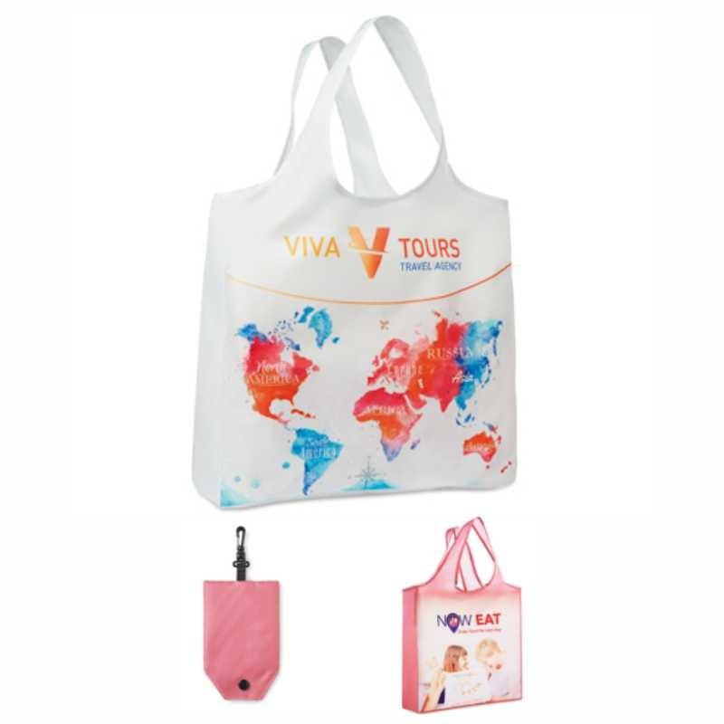 Saco de compras dobrável com bolsa (Produção)