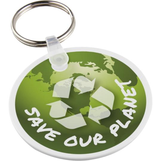 Llavero reciclado en forma...