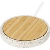 10 W terrazzo bamboo wireless charging base
